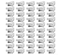 Lot de 50 colliers de serrage photovoltaïques solaires en acier inoxydable pour systèmes d'énergie extérieure