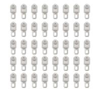 Lot de 50 crochets coulissants pour rails de rideaux robustes
