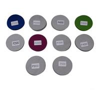 Lot de 50 disques abrasifs humides et secs de 7,6 cm, patins abrasifs en carbure de silicium grain 400-7000, feuilles de ponçage flexibles pour polissage de voiture, bois, métal, meubles