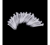 Lot de 50 embouts mélangeurs blancs MA5.4-17S pour cartouche d'applicateur adhésive