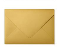 Lot de 50 enveloppes dorées nacrées C5/A5 162 mm x 229 mm