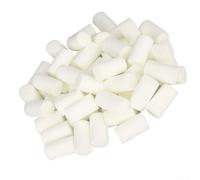 Lot de 50 éponges filtrantes réutilisables 30 MPa pour compresseur d'air électrique - Fibre de coton haute densité 2 x 3,5 cm