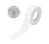 Lot de 50 étiquettes autocollantes NFC NTAG216 réinscriptibles NTAG216 rondes de 25 mm, étiquette RFID NFC 13,56 MHz 888 octets de mémoire