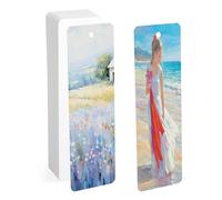 Lot de 50 feuilles de papier aquarelle - 300 g - 5 x 15 cm - Cartes postales vierges - Bloc aquarelle de qualité supérieure - Surface lisse pour peinture, bricolage, aquarelle, acrylique, gouache