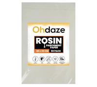 Lot de 50 feuilles de papier parchemin colophane pour presse à chaud avec revêtement anti-adhésif 30 x 20 cm