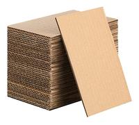 Lot de 50 feuilles plates en carton ondulé rigide pour la rentrée scolaire, fournitures de salle de classe, séparateurs plats pour expédition, courrier, emballage, projets artistiques, loisirs
