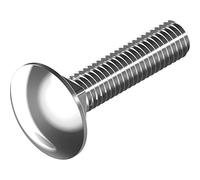 Lot de 50 flachrundsc hrauben DIN 603 - en acier inoxydable A4 M10 x 50 filetage