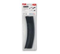 Lot de 50 gaines thermorétractables noires HIS-3-BAG-3/1 200MM (5X10)