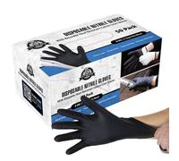 Lot de 50 gants en nitrile + 2 gants de protection en coton Pit Boss