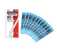 Lot de 50 lames biseautées 9 mm Angle 30° - Lames de rechange pour cutter étroit NT CUTTER BD-100