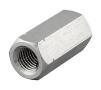 Lot de 50 manchons hexagonaux avec filetage intérieur, Acier inoxydable A2/V2A, Manchons filetés, Manchons de connexion, Écrous d'écartement, Écrous longs (M10 x 30 mm, 50 pièces)