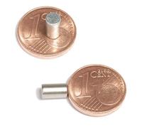 Lot de 50 mini aimants néodyme N52 pour tableau magnétique, tableau d'affichage - 4 mm x 7 mm