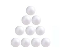 Lot de 50 mini boules rondes en mousse de polystyrène Blanc 1 cm, 1,5 cm, 2 cm, 2,5 cm, 3 cm, 4 cm