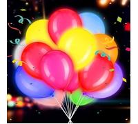 Lot de 50 Pcs Ballon LED Lumineux Blanc Décoration Lumineuse pour Mariage Fête et Soirée-50PCS LED Ballons
