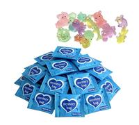 Lot de 50 petits animaux lumineux en résine phosphorescentes dans le noir - Petits d'animaux - Pour aquarium, jardin féérique, aménagement paysager, terrasse, maison, appartement, ferme