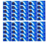 Lot de 50 Piles bouton plates lithium type CR1632 3V compatibles BR1632/BR 1632/BR-1632/CR1632/CR 1632 - Visiodirect -