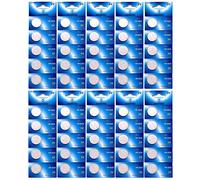 Lot de 50 Piles bouton plates lithium type CR2025 3V compatibles DL2025 - Visiodirect -