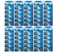 Lot de 50 Piles bouton plates lithium type CR2032 3V - Visiodirect -