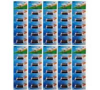 Lot de 50 Piles type LR1 1,5V compatibles LR01/MN9100/AM5/E90 /UM5 /SUM5/LR1N - Visiodirect - G