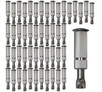 Lot de 50 pitons douilles escamotables en inox Ø 12 mm - Linxor