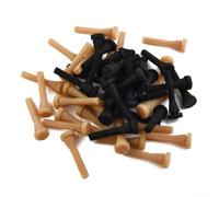 Lot de 50 plumes de volaille en caoutchouc pour poulet, canard, oie, caille, faisan 20 x 65 mm
