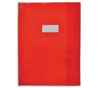 Lot de 50 Protège-cahiers, School Life, Format 17 x 22 cm, PVC opaque 14/100°, coins + porte-étiquette. 4 coloris assortis G