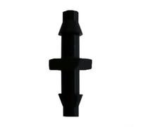 Lot de 50 raccords d'irrigation en polypropylène de 4 mm, y compris 4 mm en T à double ardillon de 4 mm et cannelure simple de 7,5 mm pour le débit d'eau (raccord droit de 2,1 cm)