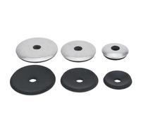 Lot de 50 rondelles avec joint, 8 x 25 mm, en acier inoxydable EPDM, caoutchouc, joint à vis, rondelles d'étanchéité collées, joint en néoprène, rondelles de carrosserie, rondelles pour vis, écrous