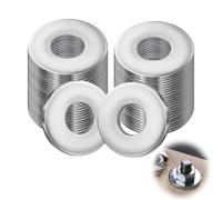 Lot de 50 Rondelles Metal M10, Rondelles Plates M10, M10 x 25 mm, Rondelles Larges Type Penny pour Vis, Boulons et Écrous, Fixation Mécanique Intérieure et Extérieure