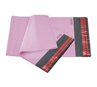 Lot de 50 sacs postaux en polyéthylène rose layette auto-scellants 2 tailles 25 de chaque iSOUL Petits à grands sacs postaux assortis