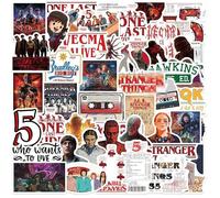 Lot de 50 Strange Funny Thing autocollants émission de télévision pour ordinateur portable, téléphone, planche Stranger Funny Things