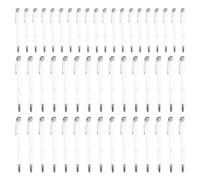 Lot de 50 stylos à bille en métal - Stylos d'écriture - Papeterie de bureau | Lot de 50 pinces argentées multifonctions pour les professionnels, les étudiants, les enseignants, l'école et l'utilisation
