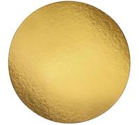 Lot de 50 Supports à Gâteaux Ronds Ø 30 cm -Epaisseur 1.5 mm - Carton Réversible Doré & Argent - Grand Plateau Gâteau XXL - Disque