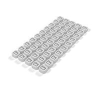 Lot de 50 Tags NFC Dossier Blanc imprimés en 3D - Badge NFC décoratif pour bureau et télétravail, raccourci smartphone pour ouvrir un dossier précis dans votre cloud, aimanté et adhésif