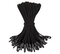 Lot de 50 tendeurs élastiques avec crochets, extenseur avec crochets, tendeur en caoutchouc avec crochets pour bâche de piscine