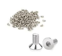Lot de 50 vis à tête fraisée M5 x 16 mm - Acier inoxydable - Six pans creux