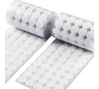 Lot de 500/1 000 rubans de fixation amovibles imperméables de 20 mm, pastilles adhésives double face pour la maison, l'école, le bureau