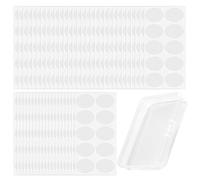 Lot de 500 autocollants de protection pour boucles d'oreilles sport, autocollants de protection transparents pour lobes d'oreille, coussins protecteurs pour lobes d'oreille étirés ou déchirés