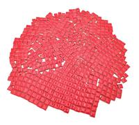 Lot de 500 carreaux de mosaïque carrés en céramique - 500 g - 1 x 1 cm - Pour les amateurs de projets de mosaïque et de décoration d'intérieur - Rouge