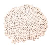 Lot de 500 carreaux de mosaïque carrés en céramique - 500 g - 1 x 1 cm - Pour les amateurs de projets de mosaïque et de décoration d'intérieur - Rose