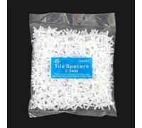Lot de 500 entretoises de carrelage pour nivellement croisé pour sol, mur, carrelage, construction et bricolage (2,5 mm)