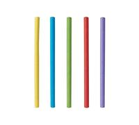 Lot de 500 pailles à cocktail, en papier, diamètre : 7 mm, 15 cm, couleurs assorties