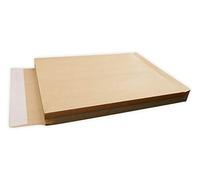 Lot de 500 Pochettes à Soufflets Kraft Armé solide 135 Gr C4 : 229 X 324 x 30 mm pour A4, renforcées,résistantes et adaptées aux envois d’objets lourds à angles vifs réf UGPOKAS1