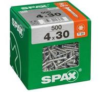 Lot de 500 vis acier tête fraisée torx SPAX, Diam.4 mm x L.30 mm G