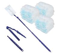Lot de 51 pour Swiffer Plumeau Poussiere Recharge,Recharges Plumeau Duster,avec 1 poignée télescopique,Peut être utilisé pour Une variété de tâches de Nettoyage Quotidiennes à la Maison et au Bureau