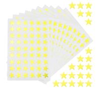 Lot de 540 autocollants en forme d'étoiles dorées de 13 mm, autocollants en feuille métallique pour tableau de récompense pour enfants, tableau de Noël