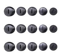 Lot de 55 capuchons en plastique noir pour balais de carbone avec connecteur fendu, diamètre 9,8 mm à 21,8 mm, pièces de rechange pour marteau broyeur électrique outil électrique