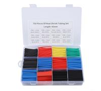 Lot de 580 gaines thermorétractables de 164 à 750 pièces pour réparation électrique basse tension