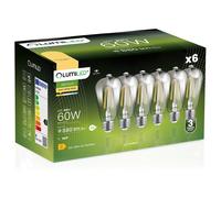 Lot de 6 ampoules LED E27 Edison ST64 8W 3000K 880 lm LUMILED
