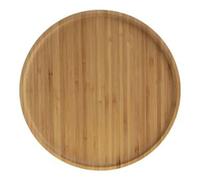 Lot de 6 Assiettes à Dessert Bambou 19cm Naturel